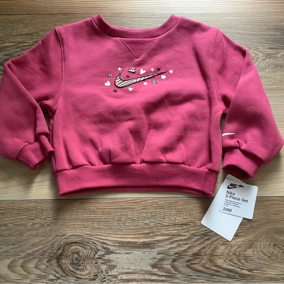Nike girls sweatshirt & leggings set size 24 months(NWT) - Picture 2 of 5
